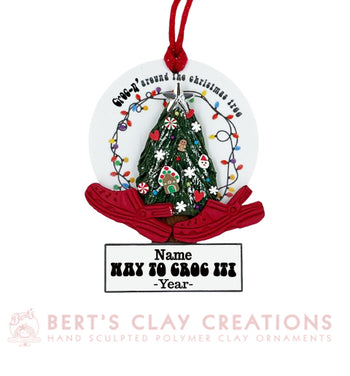 "Croc'n Around the Christmas Tree" Ornament